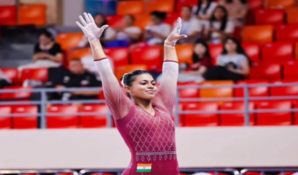 Protistha Samanta का शानदार प्रदर्शन, Commonwealth Games के Gymnastics Vault Final में बनाई जगह