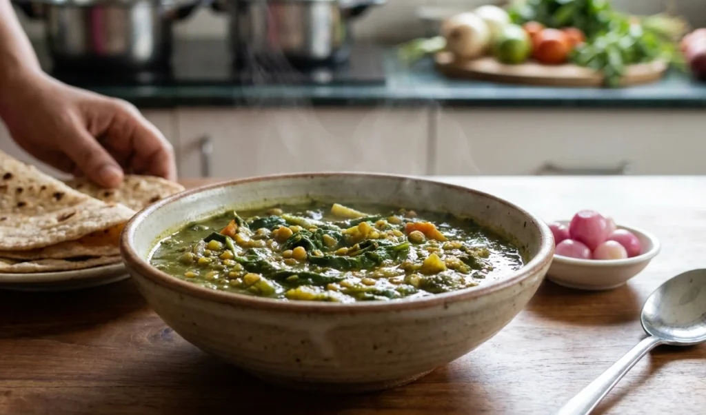 Sindhi Sai Bhaji Recipe: प्रोटीन और आयरन से भरपूर यह Healthy Dish है पोषण का खजाना, जानें बनाने की विधि Sindhi Sai Bhaji Recipe: प्रोटीन और आयरन से भरपूर यह Healthy Dish है पोषण का खजाना, जानें बनाने की विधि