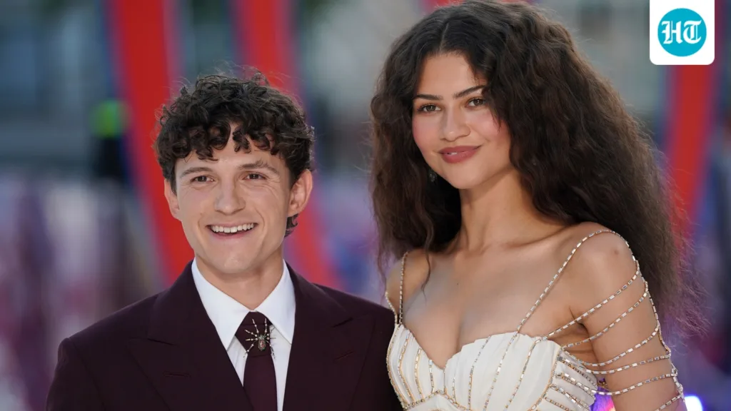 Zendaya at Spider-Man Brand New Day London premiere with Tom Holland serves an enchanting look in white bedazzled gown Zendaya at Spider-Man Brand New Day London premiere with Tom Holland serves an enchanting look in white bedazzled gown