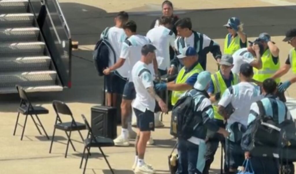 fifa world cup 2026 messi stood calmly during airport security checks viral video creates a buzz