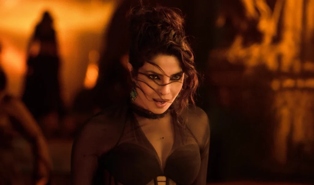 priyanka chopra birthday the powerful first look of mandakini fromvaranasi is out priyanka chopra birthday the powerful first look of mandakini fromvaranasi is out