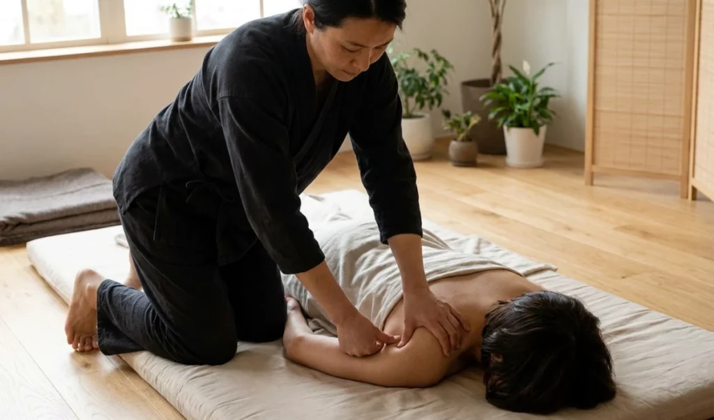 shiatsu massage science behind japanese skin glow