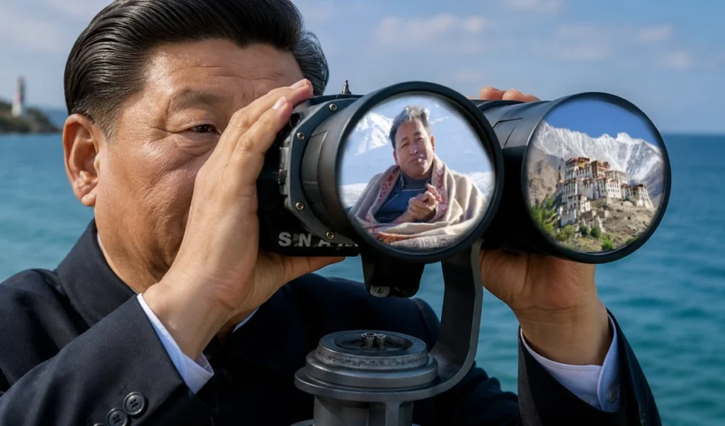why does china want to capture sonam wangchuk village