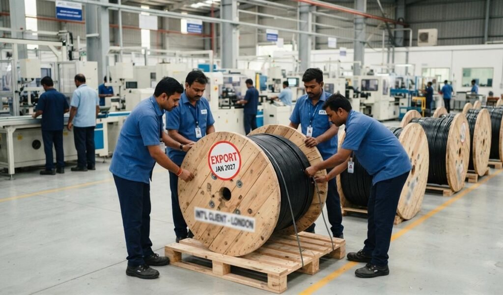 एचएफसीएल को मिला 441.53 करोड़ रुपये का नया निर्यात ठेका, जनवरी 2027 तक होगी आपूर्ति एचएफसीएल को मिला 441.53 करोड़ रुपये का नया निर्यात ठेका, जनवरी 2027 तक होगी आपूर्ति