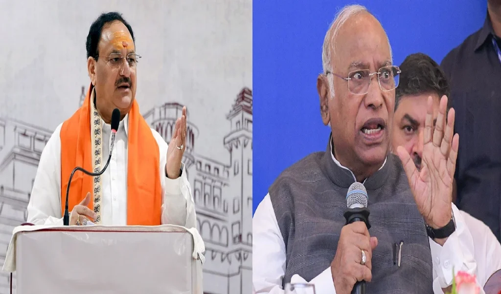 खड़गे की शर्त: पहले इस्तीफा फिर NEET पर चर्चा; Nadda बोले- विपक्ष गैर-जिम्मेदार