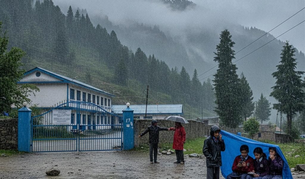 जम्मू-कश्मीर के डोडा और किश्तवाड़ में खराब मौसम के कारण स्कूल बंद, ऑनलाइन कक्षाएं जारी रखने का निर्देश