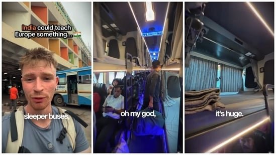 ‘India could teach Europe something’: British man’s Delhi to Jaipur sleeper bus journey in leaves him baffled ‘India could teach Europe something’: British man’s Delhi to Jaipur sleeper bus journey in leaves him baffled