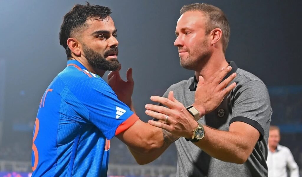 AB de Villiers का बड़ा बयान: Sachin Tendulkar ने दिखाया रास्ता, Virat Kohli ने विदेशी जमीं पर बढ़ाया भारतीय बल्लेबाजी का कद AB de Villiers का बड़ा बयान: Sachin Tendulkar ने दिखाया रास्ता, Virat Kohli ने विदेशी जमीं पर बढ़ाया भारतीय बल्लेबाजी का कद
