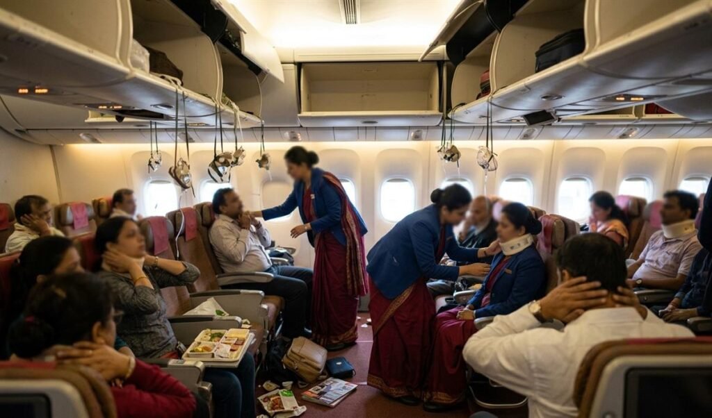Air India विमान में टर्बुलेंस से 17 लोग हुए घायल, DGCA ने शुरू की जांच Air India विमान में टर्बुलेंस से 17 लोग हुए घायल, DGCA ने शुरू की जांच