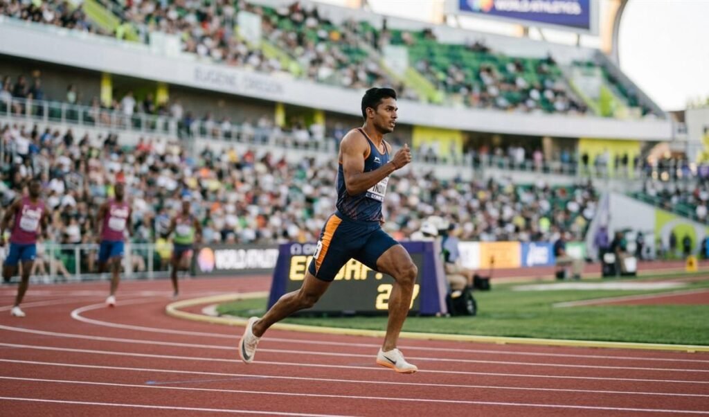 Ashfaq ने World Athletics U20 में 400m राष्ट्रीय रिकॉर्ड तोड़ा, सेमीफाइनल में प्रवेश