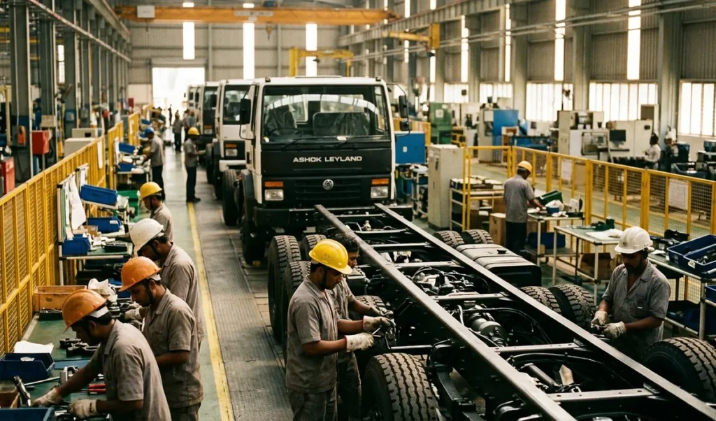 Ashok Leyland का शुद्ध लाभ बढ़कर 667.77 करोड़ रुपये हुआ, आय 13,069 करोड़ के पार