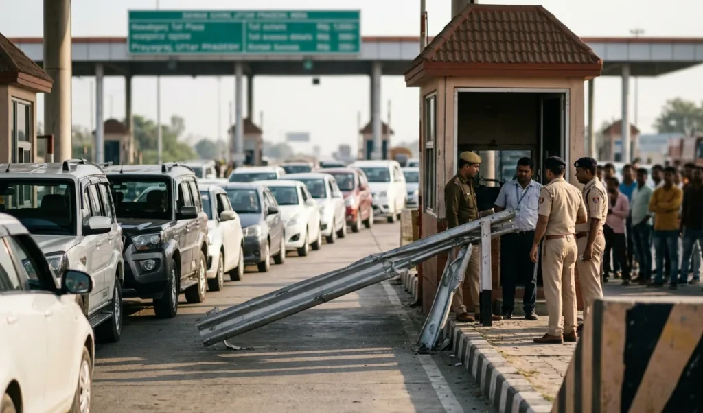 Atiq Ahmed के बेटे की गाड़ी के पीछे चले 28 वाहनों पर FIR, तोड़ा था Toll Plaza
