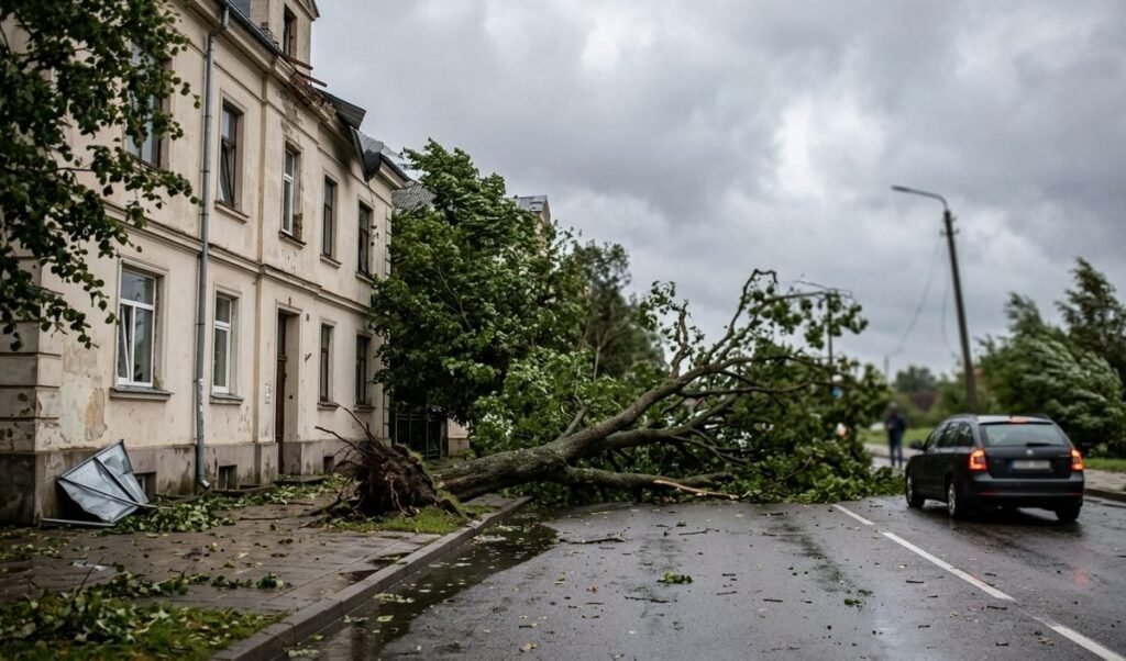 Baltic Cyclone से लातविया और लिथुआनिया में भारी तबाही, 2 की मौत और 5 लाख प्रभावित