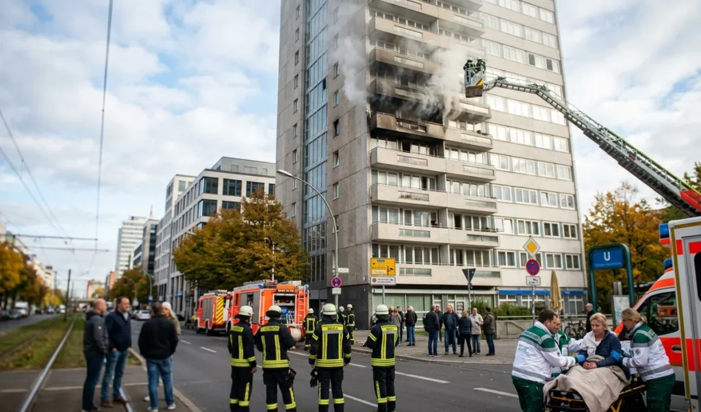 Berlin में 21 मंजिला इमारत में भीषण आग से 5 लोग घायल, 3 घंटे की मशक्कत के बाद पाया काबू Berlin में 21 मंजिला इमारत में भीषण आग से 5 लोग घायल, 3 घंटे की मशक्कत के बाद पाया काबू