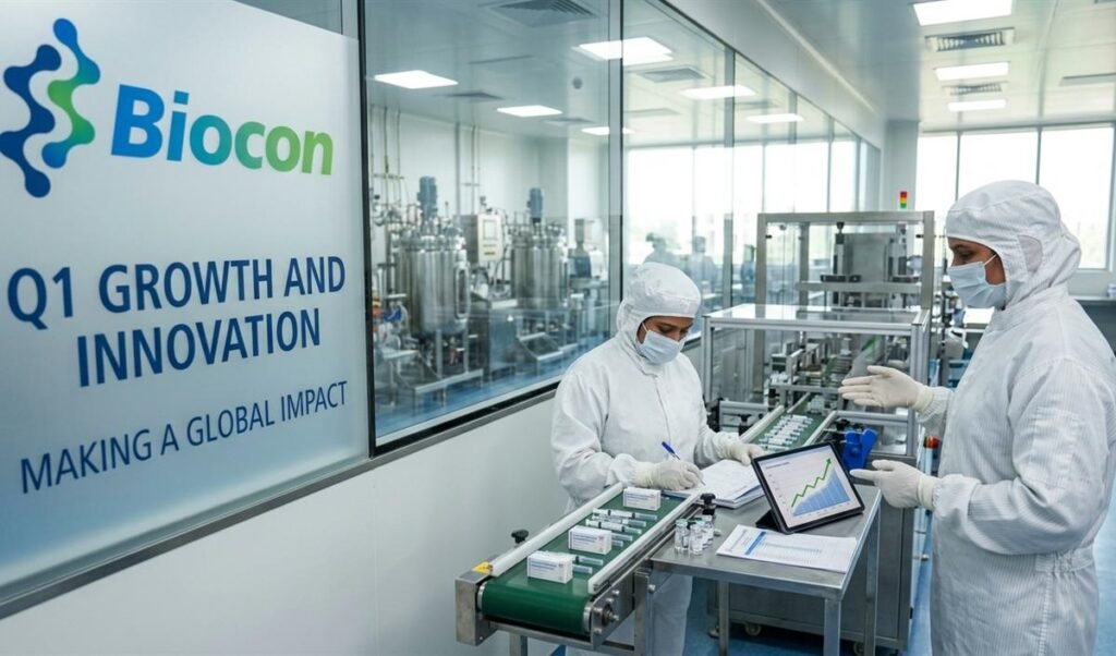 Biocon का शुद्ध लाभ पहली तिमाही में 53.36% बढ़कर 136.8 करोड़ रुपये पहुंचा Biocon का शुद्ध लाभ पहली तिमाही में 53.36% बढ़कर 136.8 करोड़ रुपये पहुंचा