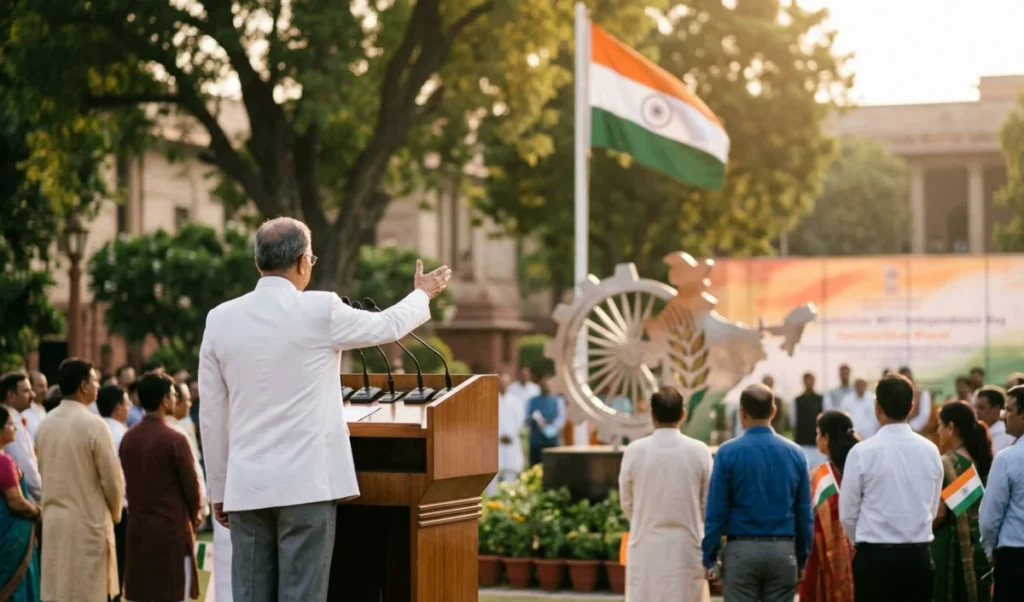 Central Ministers ने 80वें स्वतंत्रता दिवस पर दी शुभकामनाएं, आत्मनिर्भर भारत का लिया संकल्प Central Ministers ने 80वें स्वतंत्रता दिवस पर दी शुभकामनाएं, आत्मनिर्भर भारत का लिया संकल्प
