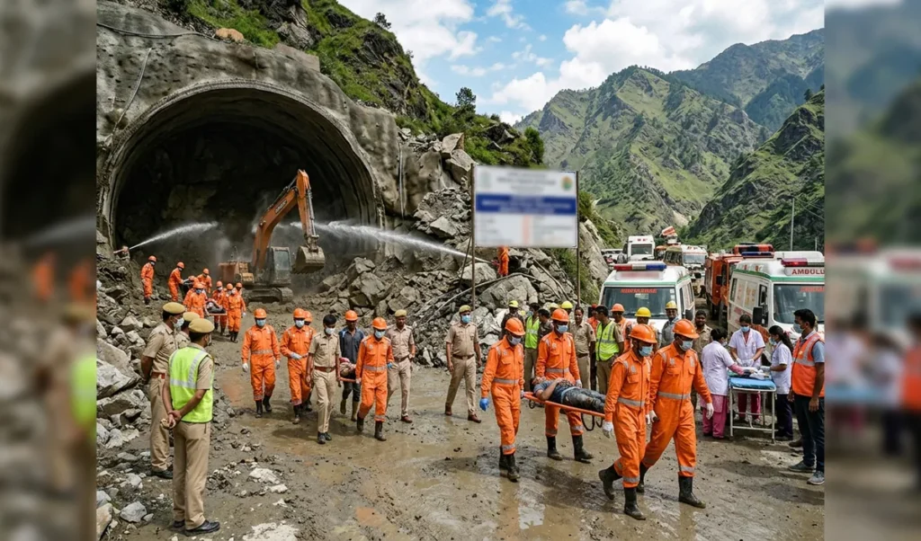 Chamoli tunnel हादसे में 6 श्रमिकों की मौत हुई, 14 घायल; राहत कार्य में जुटी NDRF Chamoli tunnel हादसे में 6 श्रमिकों की मौत हुई, 14 घायल; राहत कार्य में जुटी NDRF