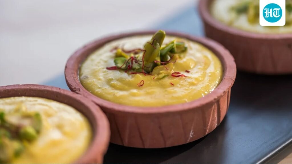 Chef Sanjeev Kapoor shows how to make traditional dessert vegan with his almond phirni recipe: Step-by-step preparation Chef Sanjeev Kapoor shows how to make traditional dessert vegan with his almond phirni recipe: Step-by-step preparation