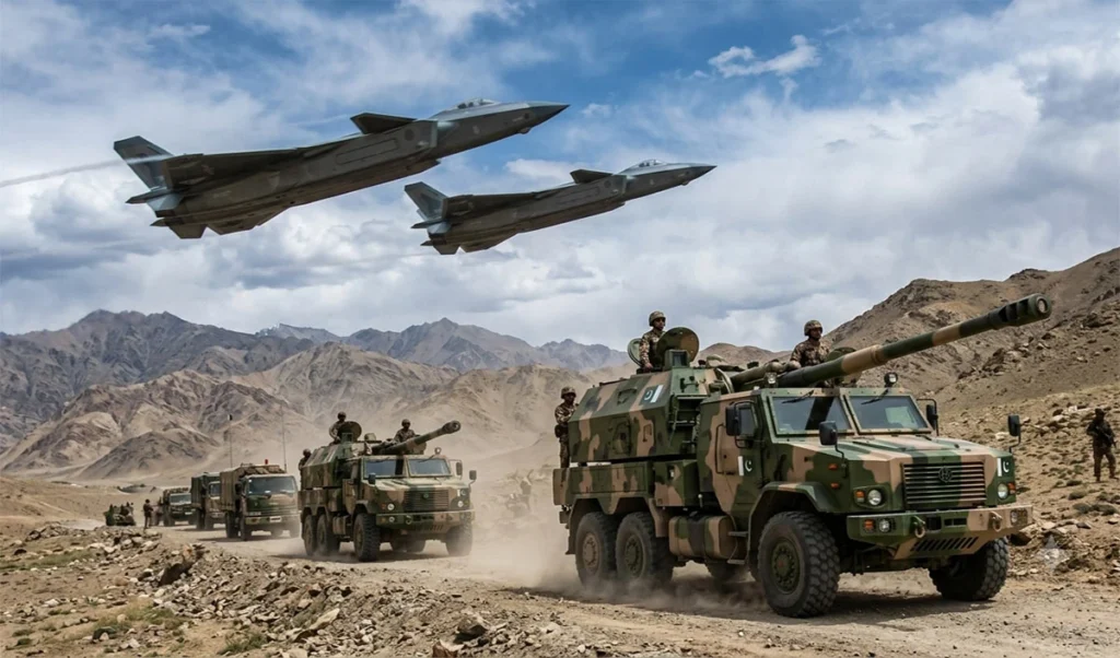 China के J-20 Stealth Fighter Jets और Pakistan की SH-15 Howitzer Guns भारत की ओर तैनात, अब क्या करेंगे PM Modi?