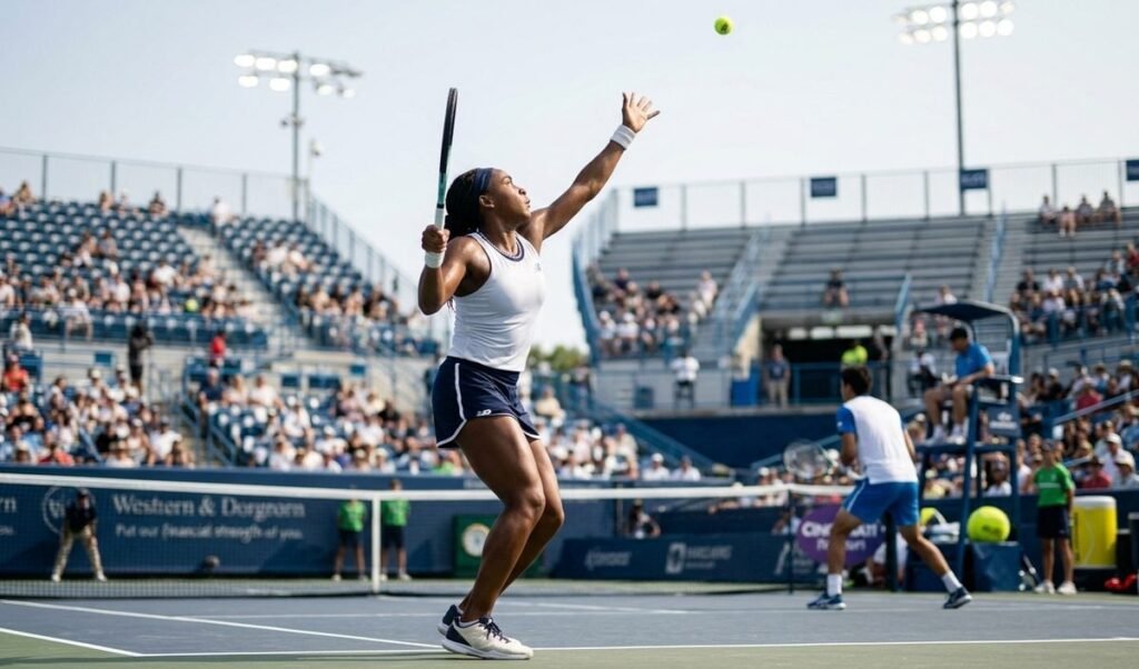 Cincinnati Open के सेमीफाइनल में पहुंचे Coco Gauff और Frances Tiafoe Cincinnati Open के सेमीफाइनल में पहुंचे Coco Gauff और Frances Tiafoe