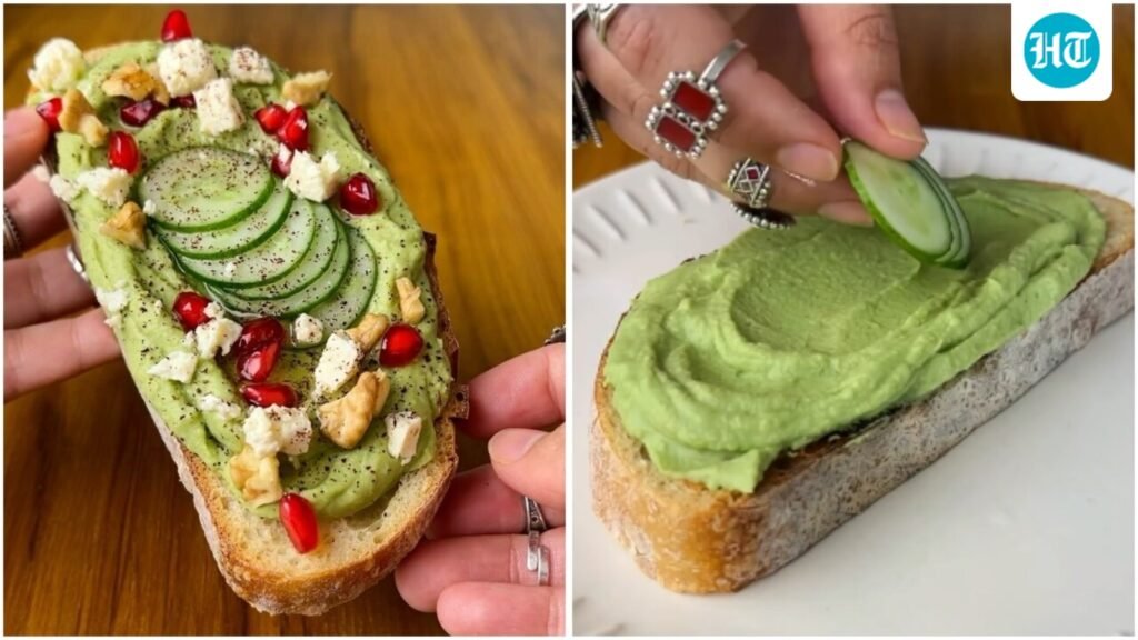 Craving a fulfilling snack? Try this pesto hummus open toast recipe made with fresh, homemade ingredients