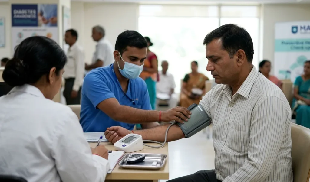 Delhi-NCR में Diabetes और हाइपरटेंशन का खतरा बढ़ा, 40 के बाद जोखिम अधिक Delhi-NCR में Diabetes और हाइपरटेंशन का खतरा बढ़ा, 40 के बाद जोखिम अधिक