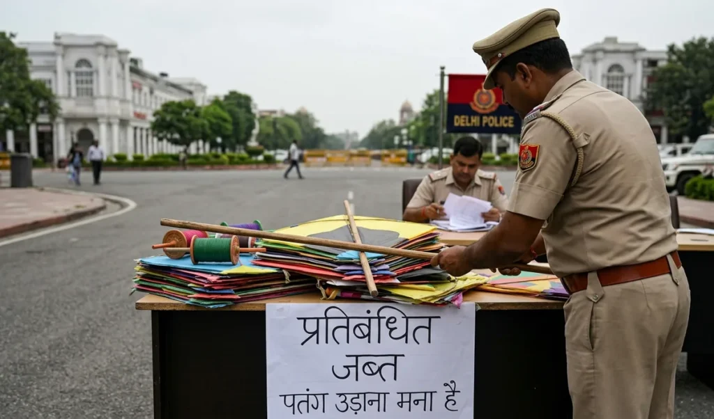Delhi Police ने Central Delhi में 16 अगस्त तक पतंग उड़ाने पर रोक लगाई