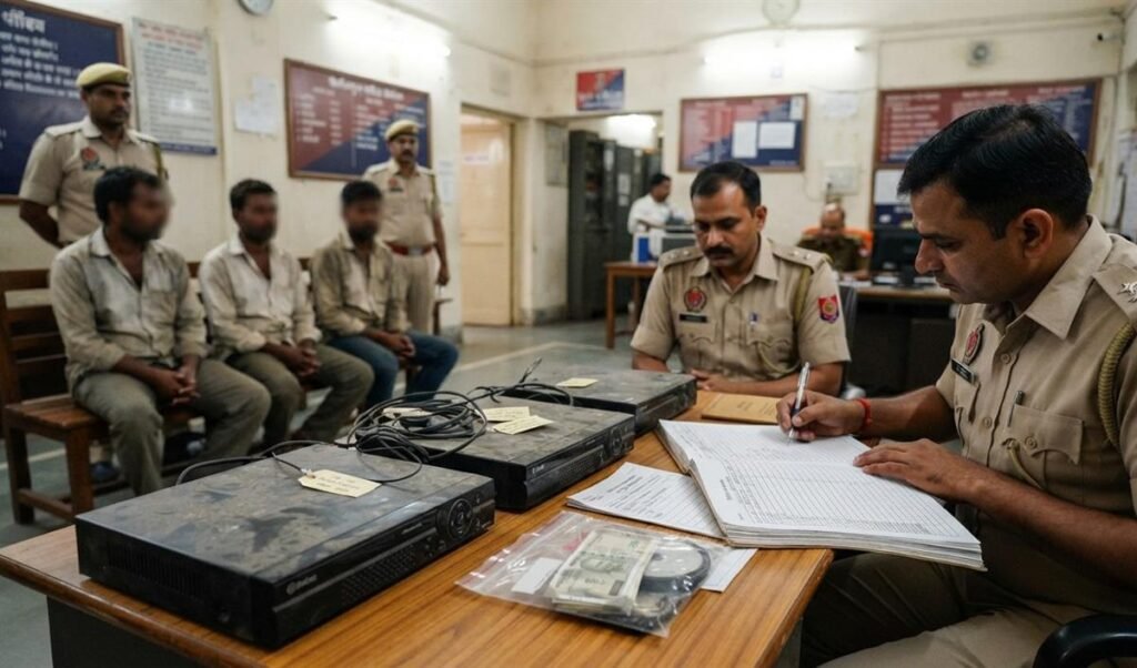 Delhi Police ने सीलमपुर में PWD CCTV का DVR चुराने के आरोप में 3 लोगों को गिरफ्तार किया Delhi Police ने सीलमपुर में PWD CCTV का DVR चुराने के आरोप में 3 लोगों को गिरफ्तार किया
