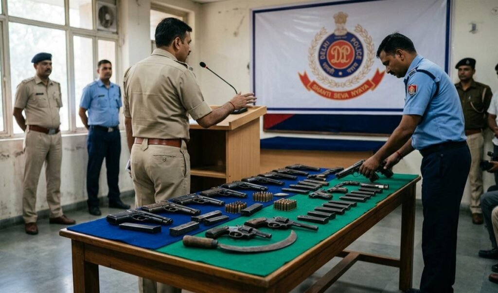 Delhi Police विशेष प्रकोष्ठ ने अंतरराज्यीय हथियार तस्करी गिरोह का किया भंडाफोड़ Delhi Police विशेष प्रकोष्ठ ने अंतरराज्यीय हथियार तस्करी गिरोह का किया भंडाफोड़