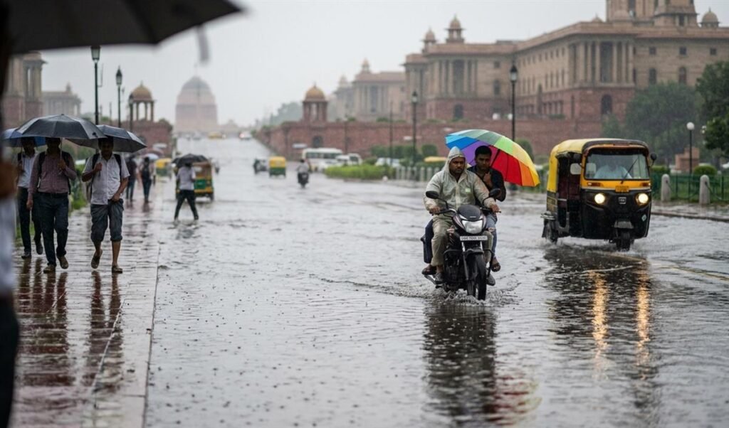 Delhi Rainfall ने तोड़ा 2011 के बाद का रिकॉर्ड, IMD ने जारी किया रेड अलर्ट Delhi Rainfall ने तोड़ा 2011 के बाद का रिकॉर्ड, IMD ने जारी किया रेड अलर्ट