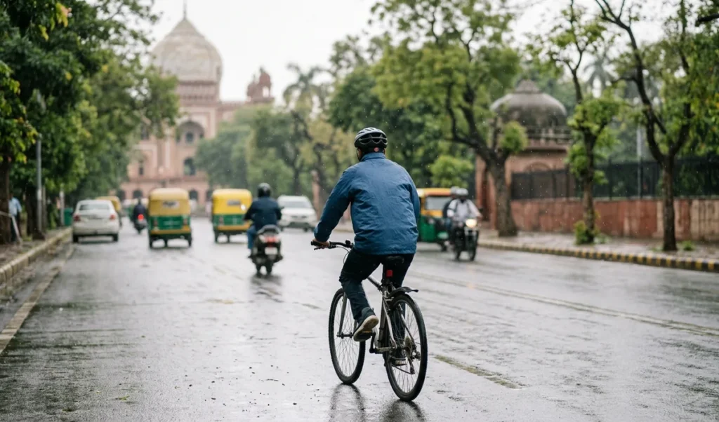 Delhi Weather: राजधानी में न्यूनतम तापमान 26.3 डिग्री दर्ज, हल्की बारिश के आसार Delhi Weather: राजधानी में न्यूनतम तापमान 26.3 डिग्री दर्ज, हल्की बारिश के आसार
