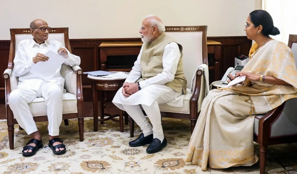 Delimitation पर NDA का जोर, क्या NCP (SP) करेगी समर्थन? PM Modi से होगी अहम मुलाकात Delimitation पर NDA का जोर, क्या NCP (SP) करेगी समर्थन? PM Modi से होगी अहम मुलाकात