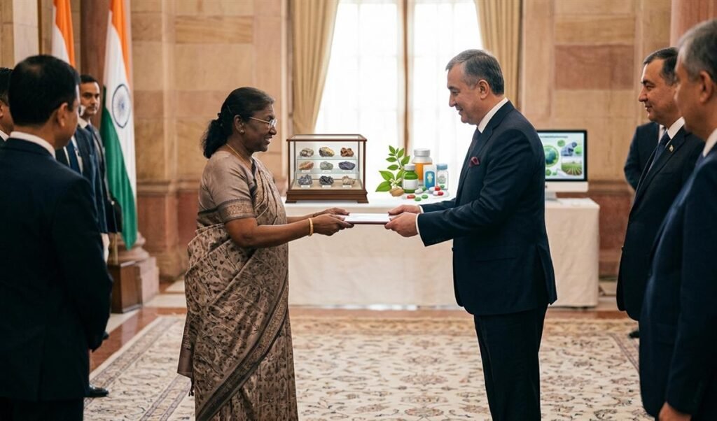Droupadi Murmu: भारत और उज्बेकिस्तान के बीच खनन और फार्मास्यूटिकल्स में सहयोग की अपार संभावनाएं