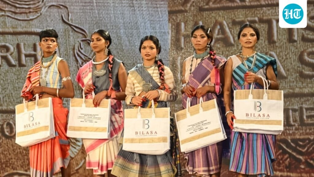 Former Naxal women walk ramp in traditional sarees for National Handloom Day, symbolise successful rehabilitation