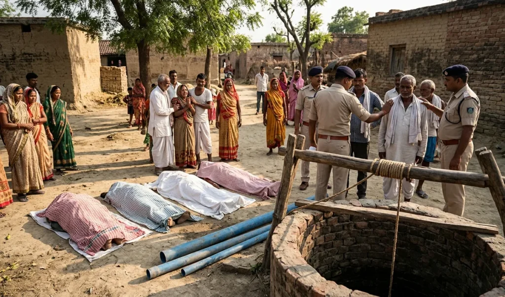 Gayaji में जहरीली गैस से 4 लोगों की मौत, कुएं में मोटर मरम्मत के दौरान हादसा Gayaji में जहरीली गैस से 4 लोगों की मौत, कुएं में मोटर मरम्मत के दौरान हादसा