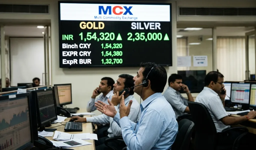 Gold Price मजबूती के साथ MCX पर 1.54 लाख रुपये पहुंचा, चांदी में भी तेजी Gold Price मजबूती के साथ MCX पर 1.54 लाख रुपये पहुंचा, चांदी में भी तेजी