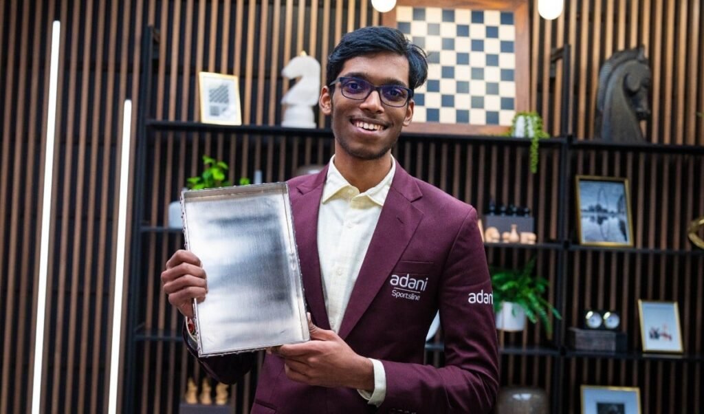 Grand Chess Tour Final जीतकर Praggnanandhaa ने रचा इतिहास, Caruana को मात देकर बने पहले भारतीय विजेता Grand Chess Tour Final जीतकर Praggnanandhaa ने रचा इतिहास, Caruana को मात देकर बने पहले भारतीय विजेता