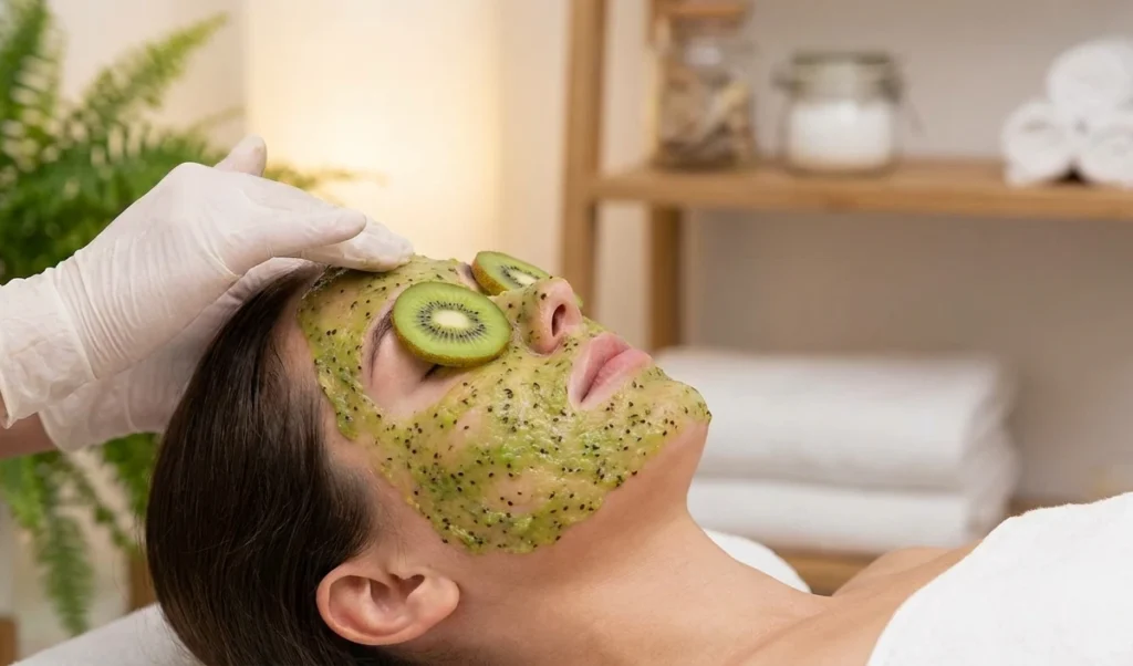 Hariyali Teej Beauty Tips: महंगे पार्लर जाने की जरूरत नहीं, Kiwi Facial से घर पर पाएं Instant Glow