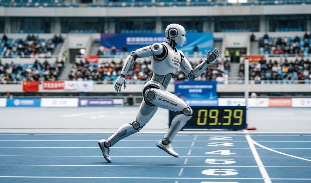Humanoid Robot ने Beijing में 100 मीटर दौड़ का विश्व रिकॉर्ड तोड़ा, 9.39 सेकंड में पूरी की रेस