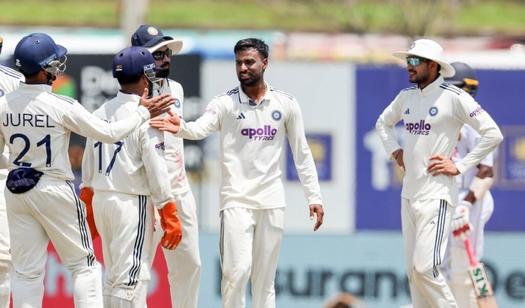 India vs Sri Lanka Galle Test | गाले टेस्ट में मानव सुथार का जलवा… 10 विकेट चटकाकर भारत को याद दिलाई 'क्लासिकल' स्पिन की असली कला India vs Sri Lanka Galle Test | गाले टेस्ट में मानव सुथार का जलवा… 10 विकेट चटकाकर भारत को याद दिलाई 'क्लासिकल' स्पिन की असली कला