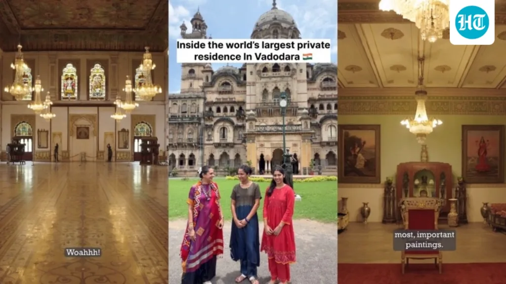 Indian royal family gives tour of its massive 500-acre palace in Vadodara: Roughly 4 times the size of Buckingham Palace Indian royal family gives tour of its massive 500-acre palace in Vadodara: Roughly 4 times the size of Buckingham Palace