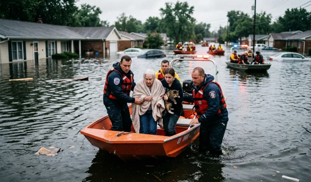 Indiana Flood: अमेरिका में भीषण तूफान और बाढ़ से 5 लोगों की मौत, आपातकाल लागू