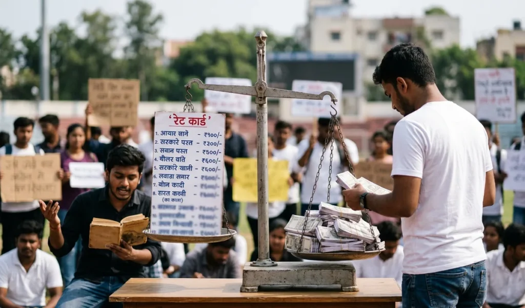 Jharkhand में JPSC और JSSC परीक्षा में धांधली के खिलाफ छात्रों का रचनात्मक प्रदर्शन जारी Jharkhand में JPSC और JSSC परीक्षा में धांधली के खिलाफ छात्रों का रचनात्मक प्रदर्शन जारी