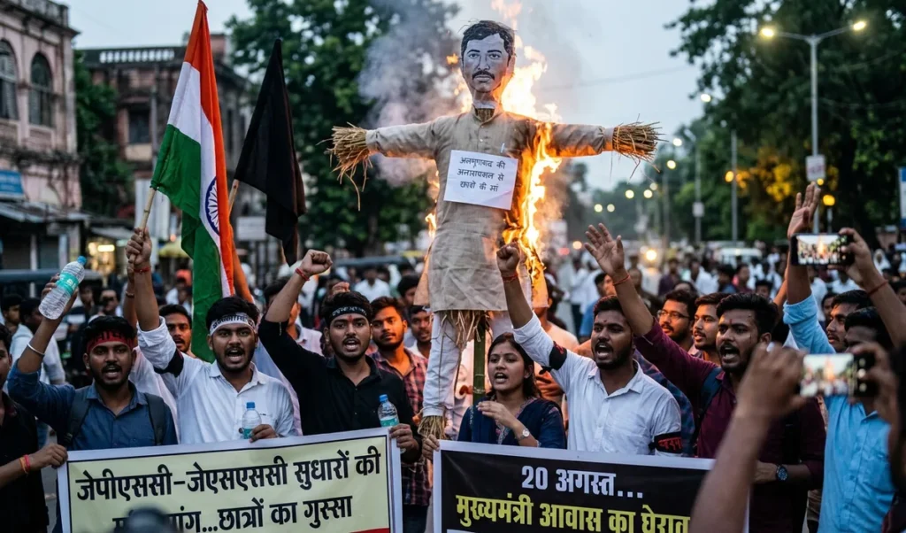 Jharkhand में प्रदर्शनकारी छात्र Hemant Soren का पुतला जलाएंगे, 20 अगस्त को करेंगे सीएम आवास का घेराव Jharkhand में प्रदर्शनकारी छात्र Hemant Soren का पुतला जलाएंगे, 20 अगस्त को करेंगे सीएम आवास का घेराव