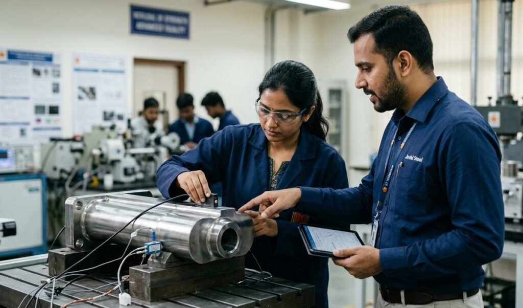 Jindal Steel और IIT Hyderabad के बीच समझौता, संस्थान में बनेगा उत्कृष्टता केंद्र Jindal Steel और IIT Hyderabad के बीच समझौता, संस्थान में बनेगा उत्कृष्टता केंद्र