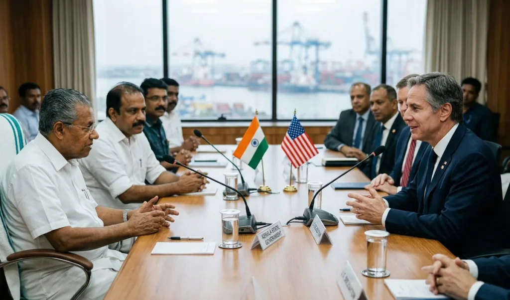 Kerala CM वी डी सतीशन ने US Ambassador से की मुलाकात, कोच्चि में निवेश पर हुई चर्चा Kerala CM वी डी सतीशन ने US Ambassador से की मुलाकात, कोच्चि में निवेश पर हुई चर्चा