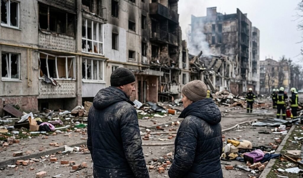 Kyiv के Bucha में रूसी हमले में 27 की मौत, 50 रिहायशी इमारतें हुईं क्षतिग्रस्त