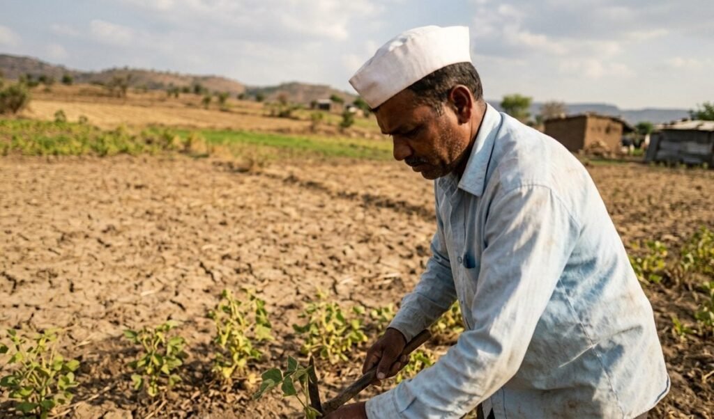 Marathwada में बारिश की कमी से Sowing Area 3.5 लाख हेक्टेयर घटा, सोयाबीन पर जोर Marathwada में बारिश की कमी से Sowing Area 3.5 लाख हेक्टेयर घटा, सोयाबीन पर जोर