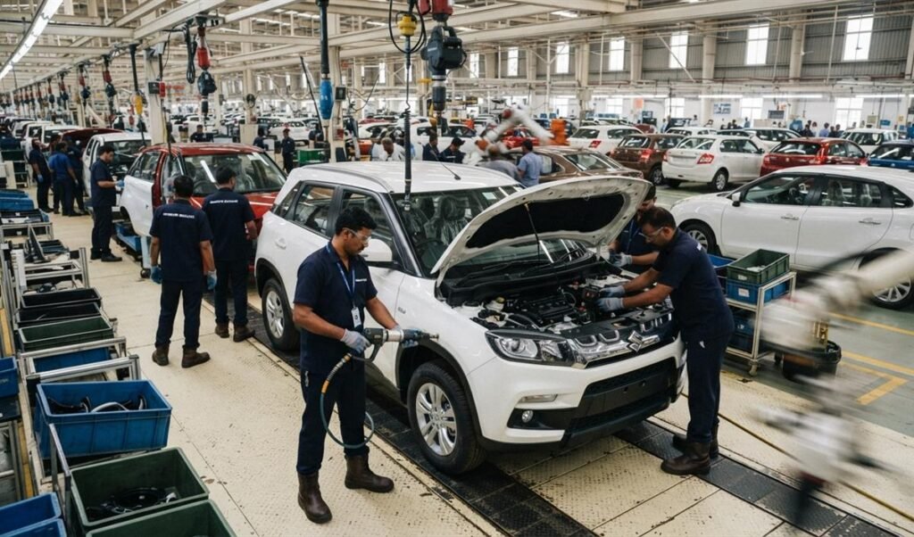 Maruti Suzuki ने जुलाई में दर्ज किया रिकॉर्ड उत्पादन, 2.48 लाख से अधिक वाहन बनाए