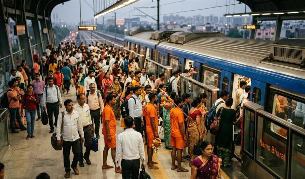 Namo Bharat कॉरिडोर पर एक दिन में डेढ़ लाख से अधिक यात्रियों ने किया सफर, बना नया रिकॉर्ड